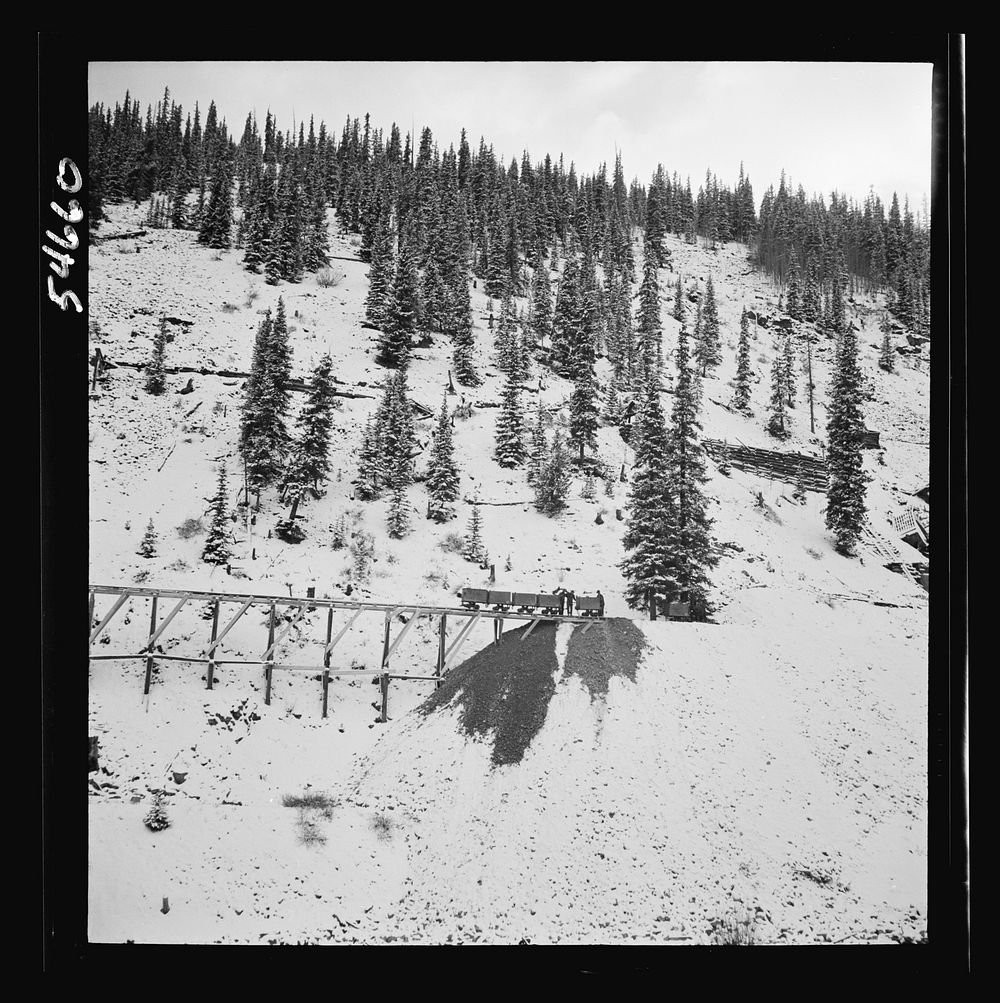 Creede, Colorado. Lead and silver mining in a former "ghost town". Sourced from the Library of Congress.