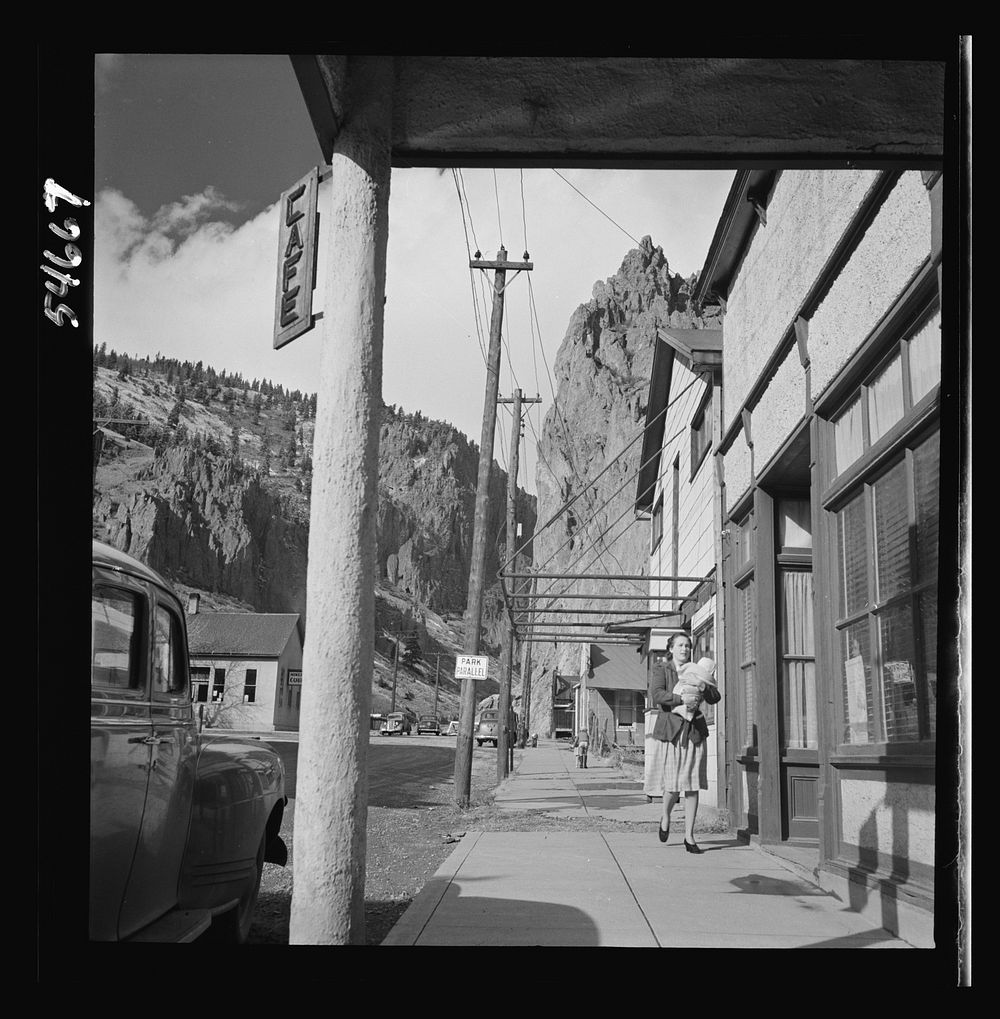 Creede, Colorado. Lead and silver mining in a former "ghost town". Sourced from the Library of Congress.