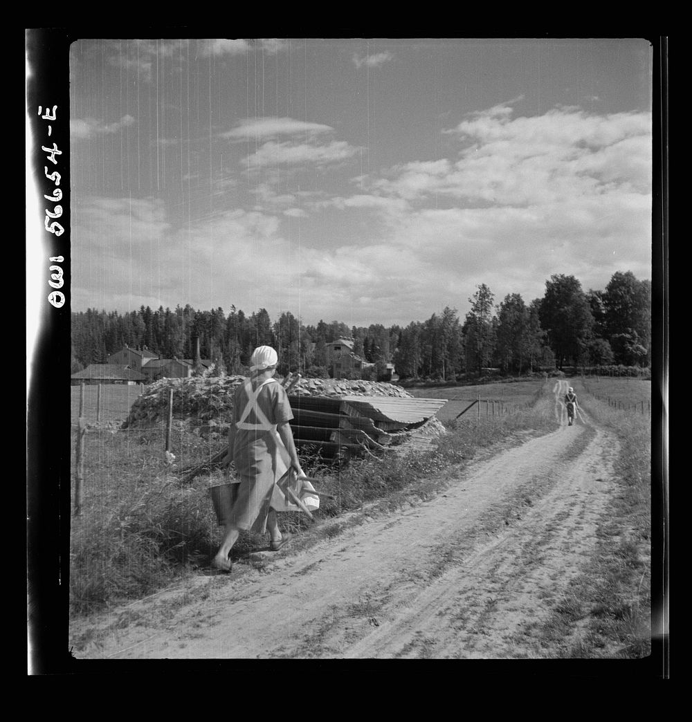 Miscellaneous lot of photographs by Barbara Wright. Finland. Sourced from the Library of Congress.