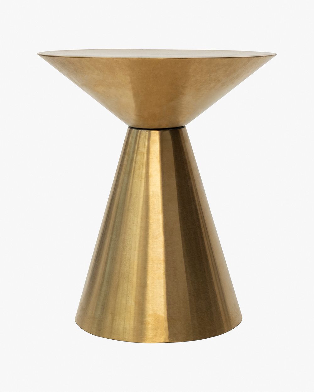Fancy side table in brass Premium Photo rawpixel