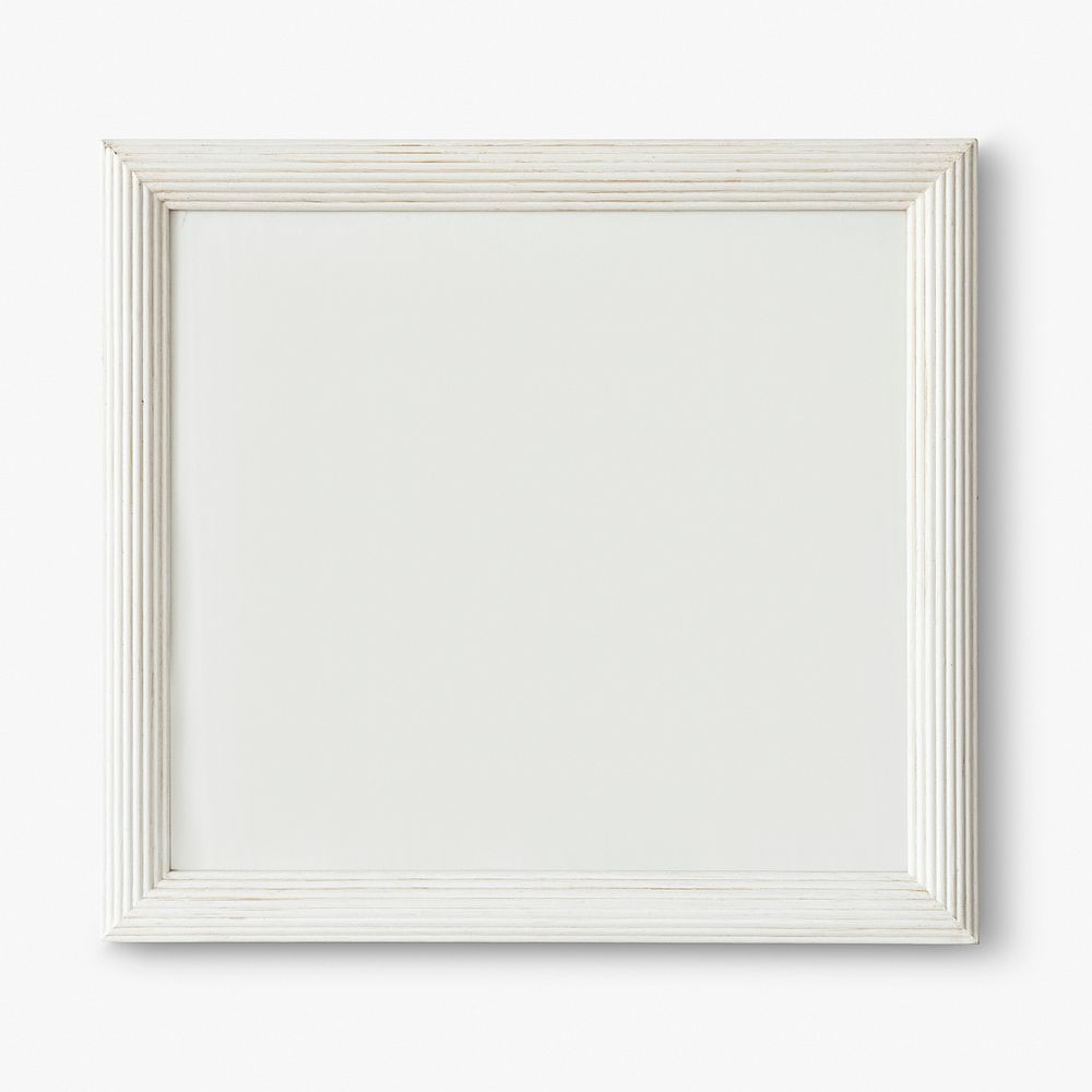 White square frame with design space