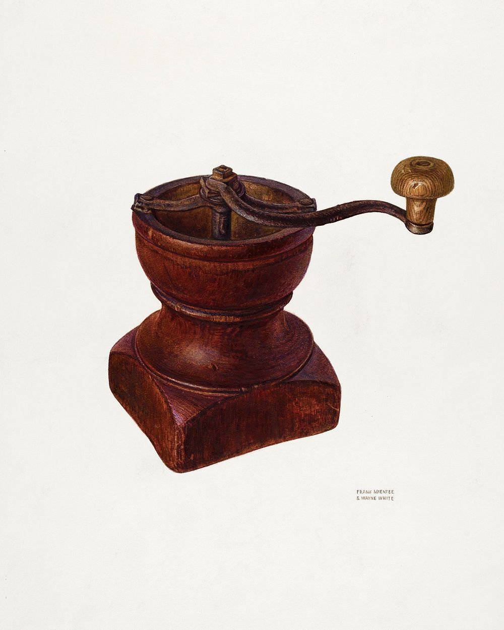 Coffee Grinder (ca. 1940) by Frank McEntee & Wayne White. Original from The National Gallery of Art. Digitally enhanced by…