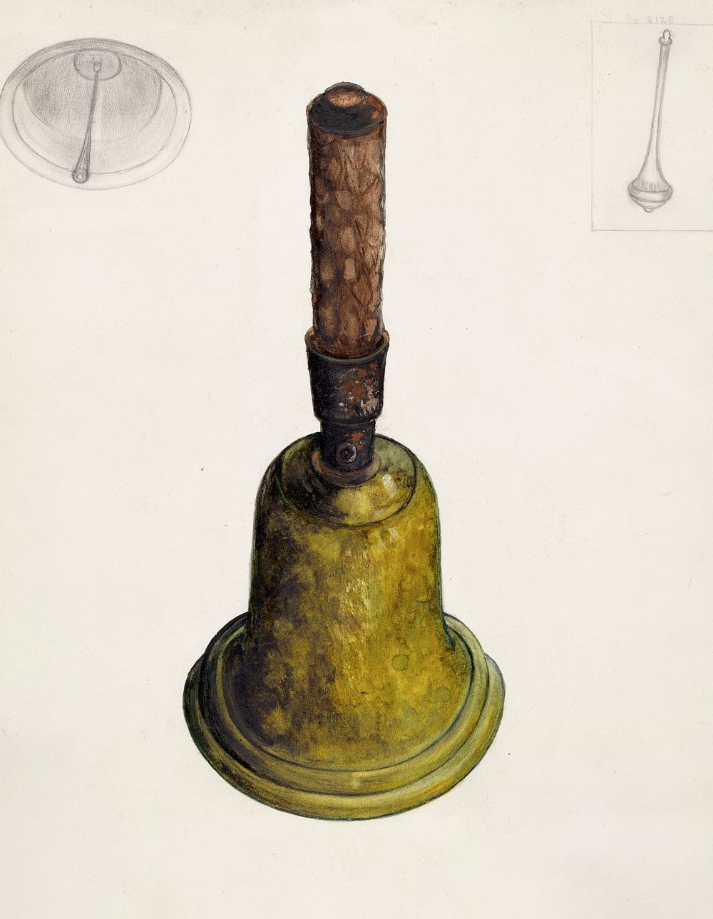 Bell (ca.1937) by Edna C. Rex. Original from The National Gallery of Art. Digitally enhanced by rawpixel.