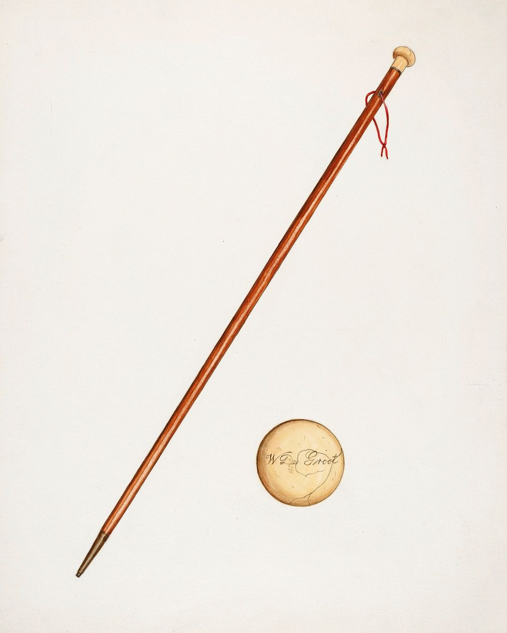 Cane (ca.1936) by Gladys Cook. Original from The National Gallery of Art. Digitally enhanced by rawpixel.