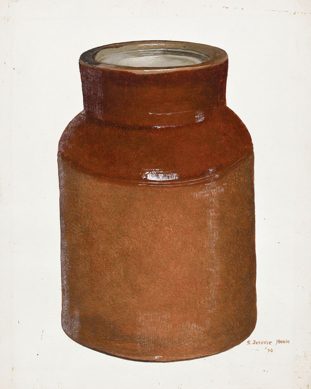 Churn (1936) by Jerome Hoxie. Original from The National Gallery of Art. Digitally enhanced by rawpixel.