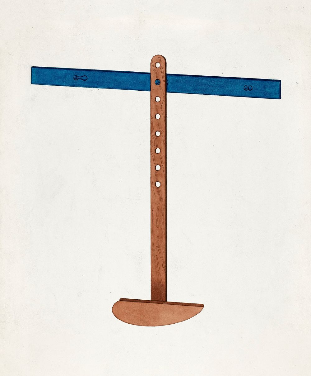 Shaker Lamp Stand (1941). Original from The National Gallery of Art. Digitally enhanced by rawpixel.