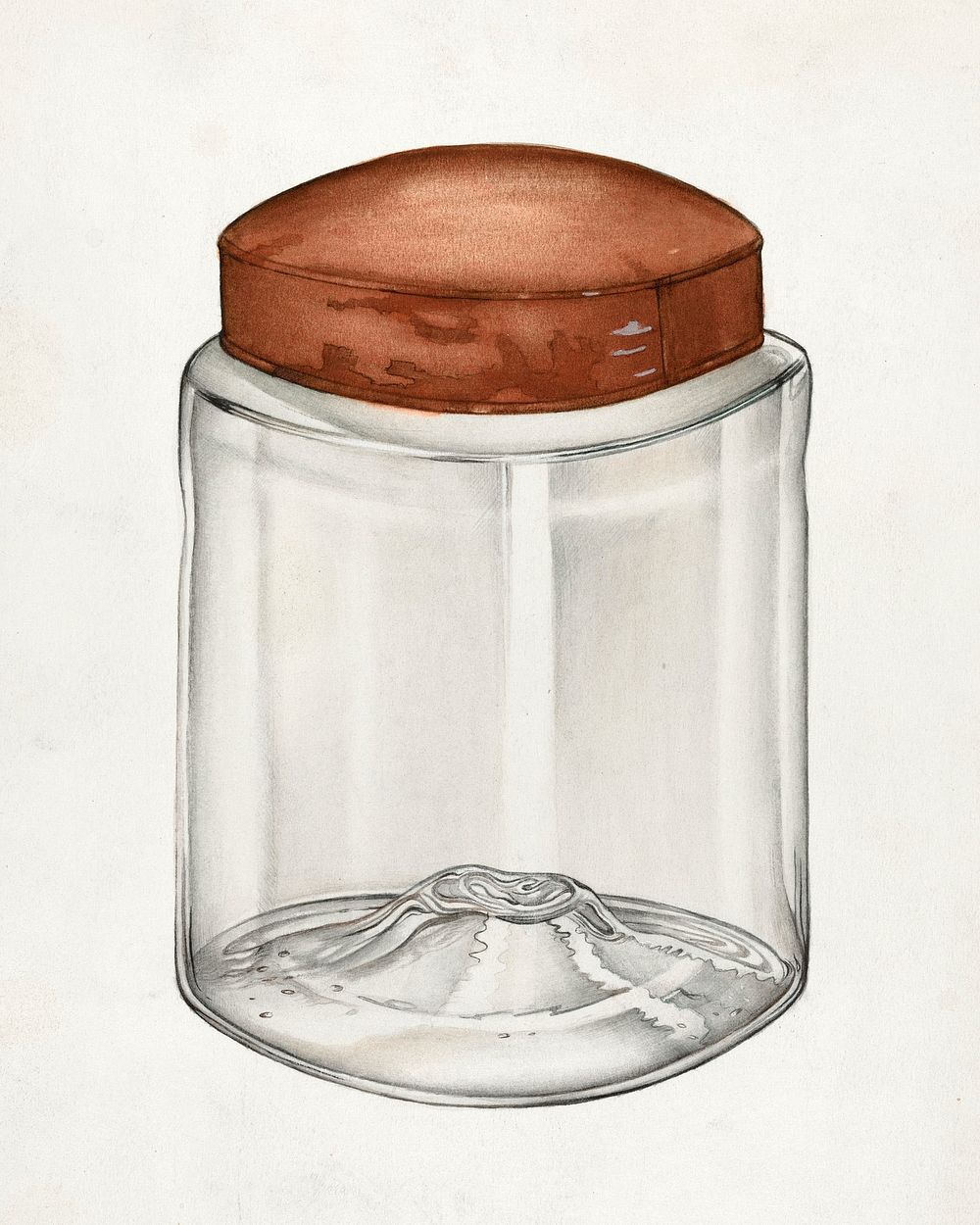 Shaker Sugar Jar (1941) by Charles Goodwin. Original from The National Gallery of Art. Digitally enhanced by rawpixel.