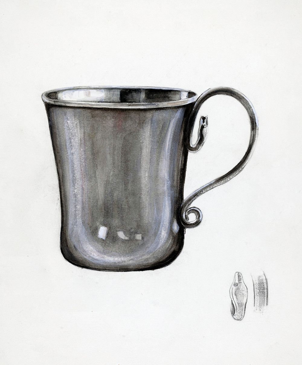 Silver Cup (ca.1936) by Cecily Edwards. Original from The National Gallery of Art. Digitally enhanced by rawpixel.