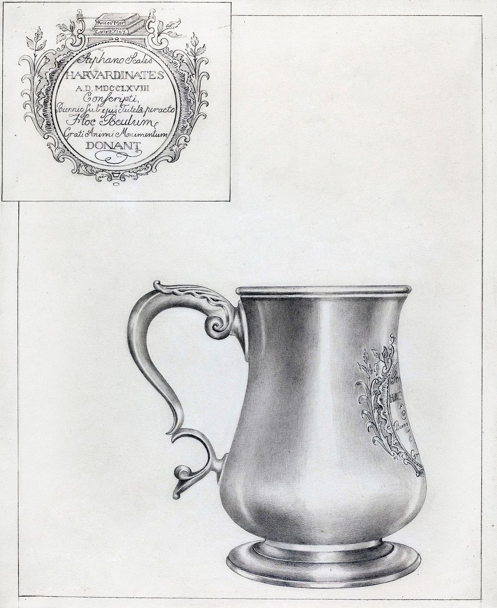 Silver Mug (ca.1937) by Hester Duany. Original from The National Gallery of Art. Digitally enhanced by rawpixel.