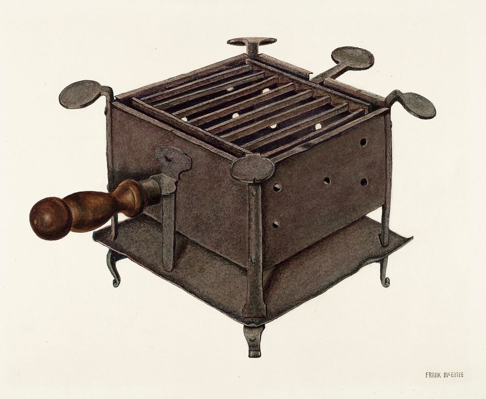 Toaster or Broiler (ca.1939) by Frank McEntee. Original from The National Gallery of Art. Digitally enhanced by rawpixel.