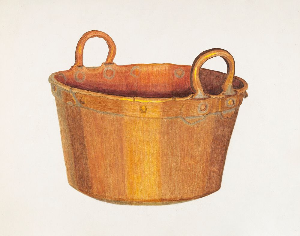 Kettle (ca.1937) by Tulita Westfall. Original from The National Gallery of Art. Digitally enhanced by rawpixel.