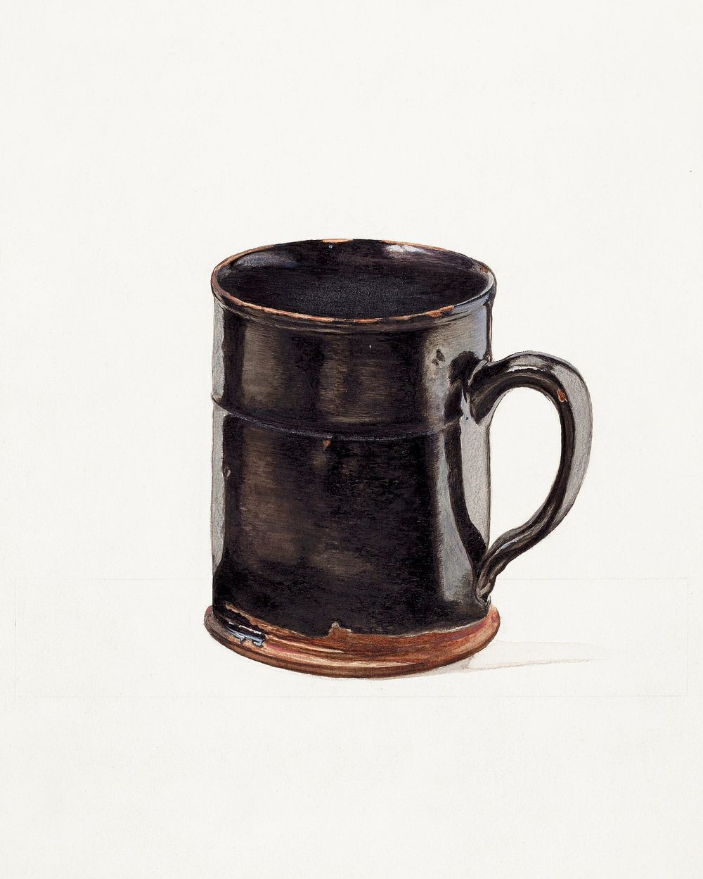 Tall Drinking Mug (1935&ndash;1942) by unknown American 20th Century artist. Original from The National Gallery of Art.…