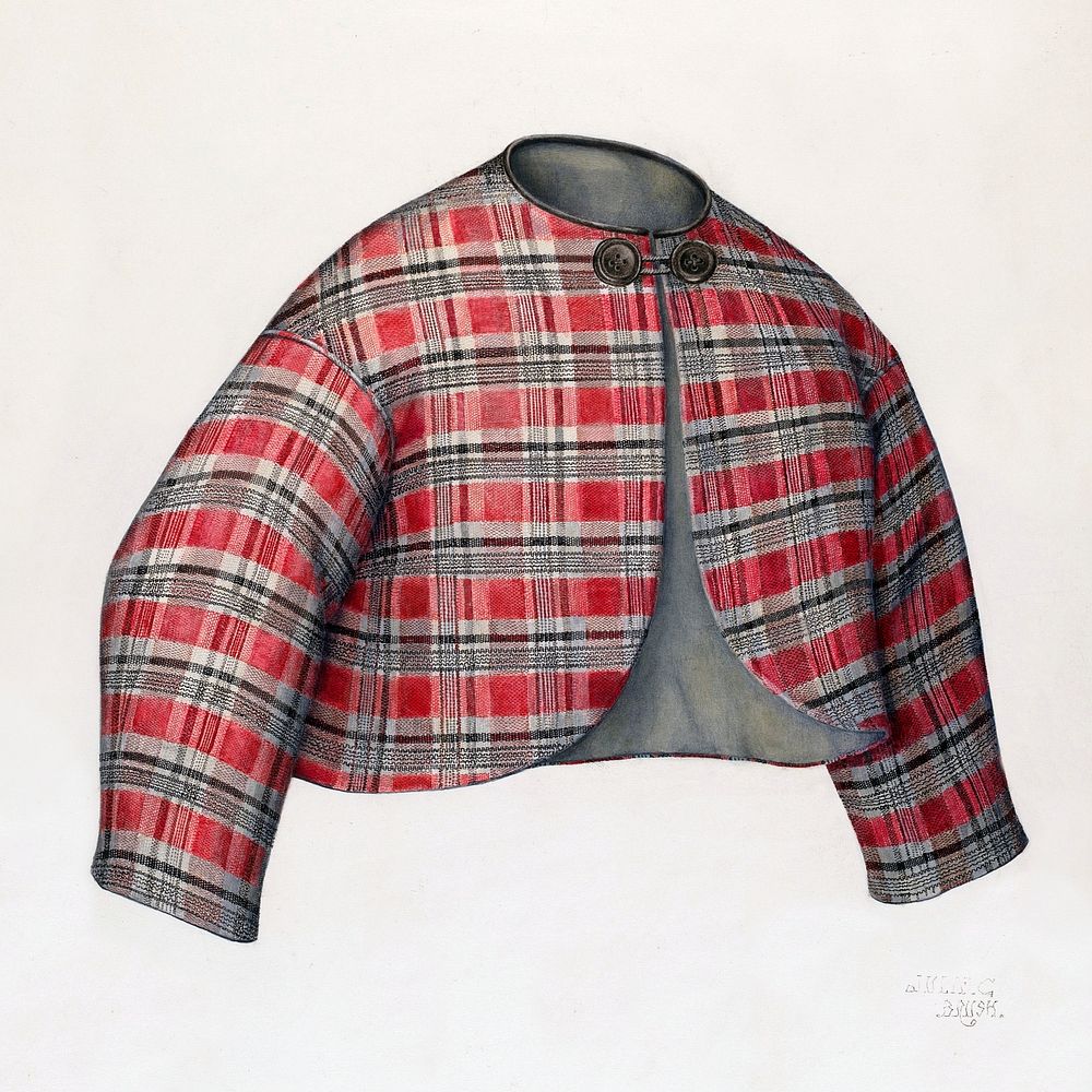 Child's Jacket (1935&ndash;1942) by Julie C. Brush. Original from The National Gallery of Art. Digitally enhanced by…