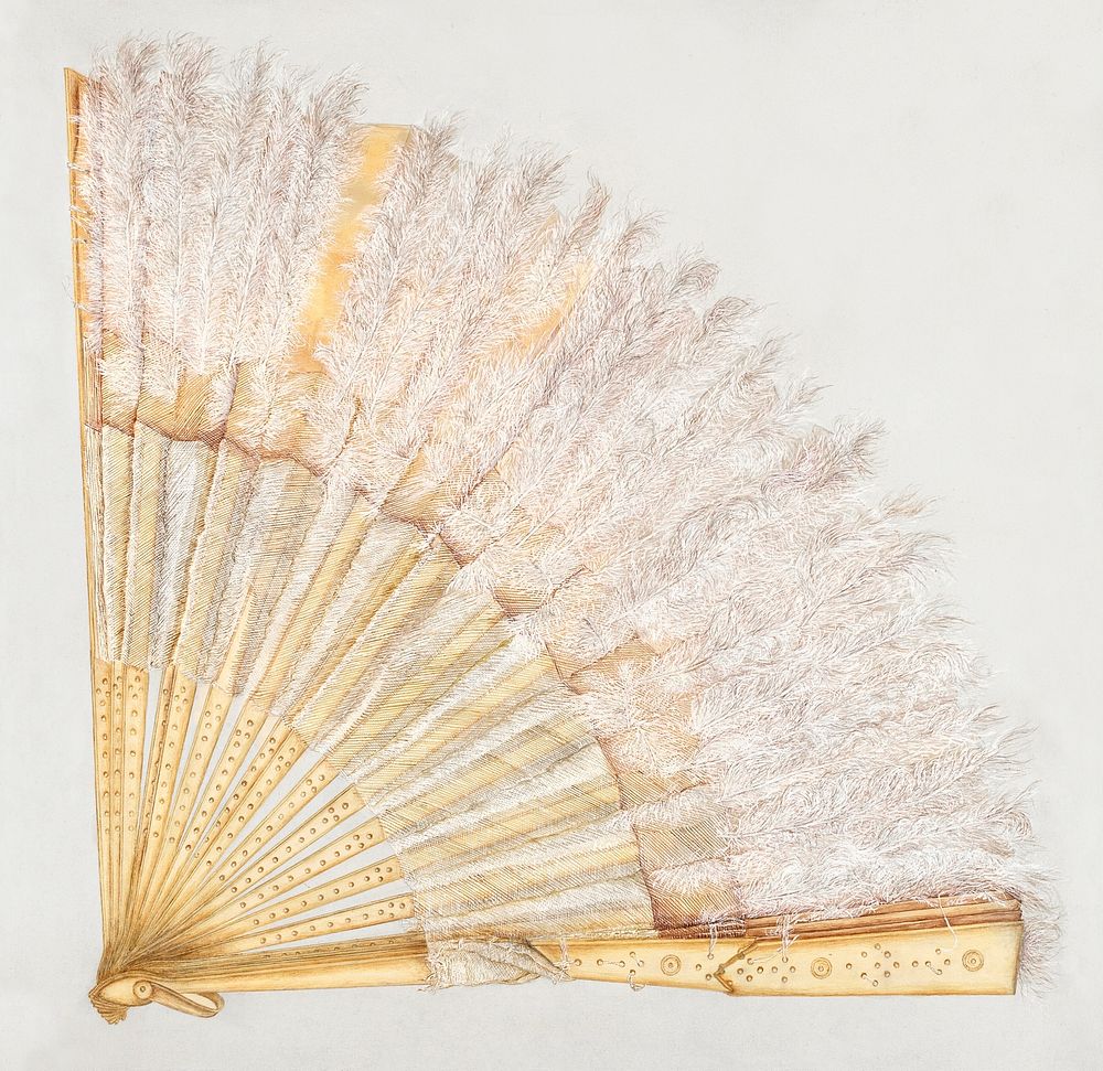 Fan (1935&ndash;1942) by Frank Maurer. Original from The National Gallery of Art. Digitally enhanced by rawpixel.