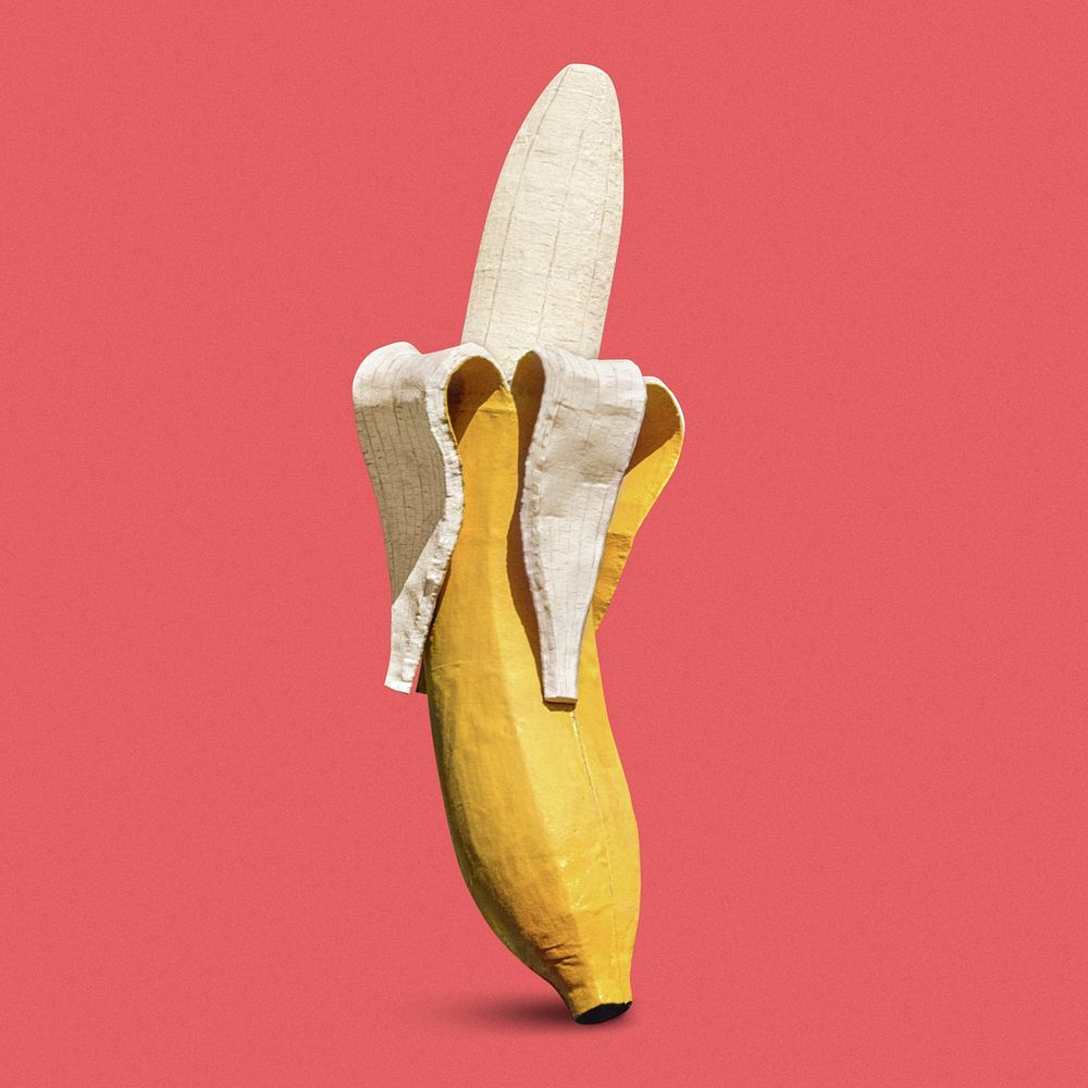 Banana peel, remixed from artworks by John Margolies