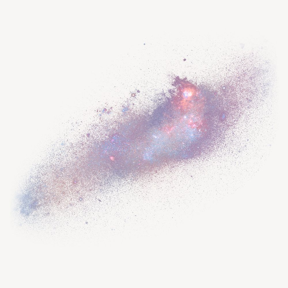 Galaxy clipart, universe aesthetic psd
