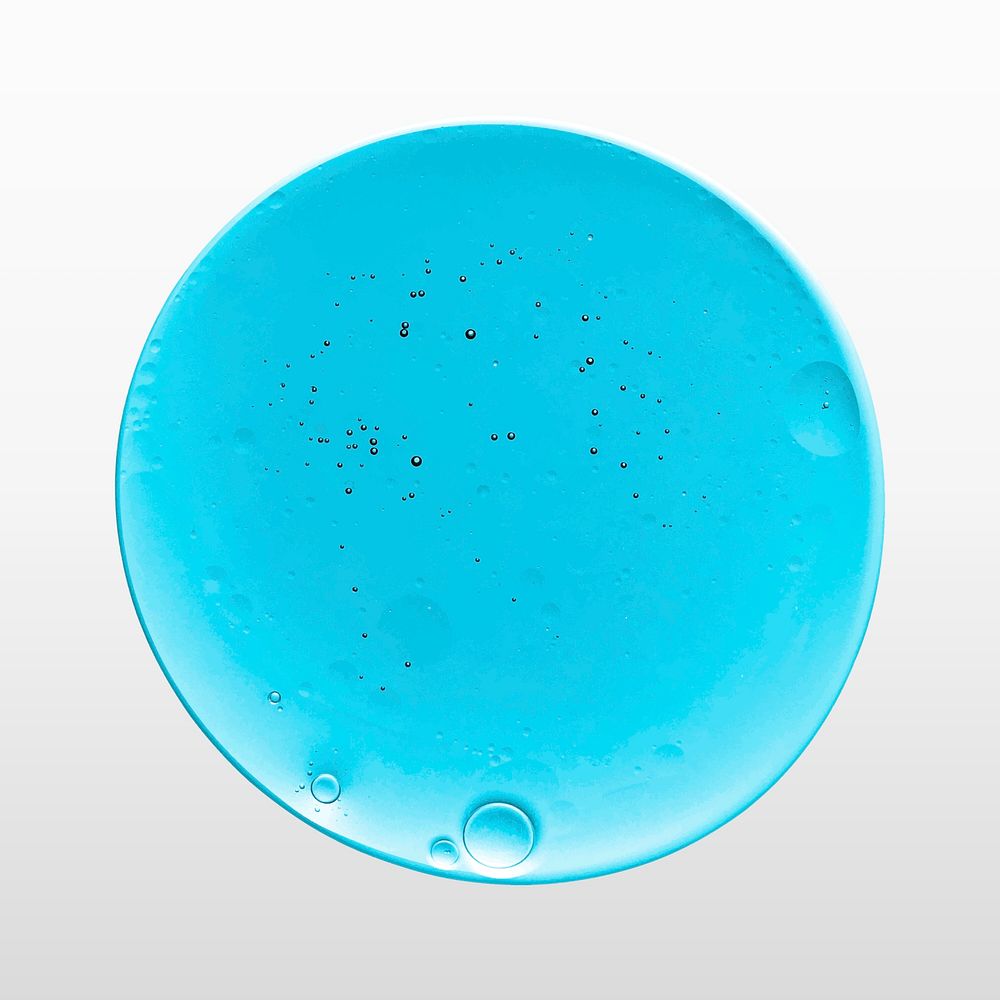 Blue round badge vector texture background