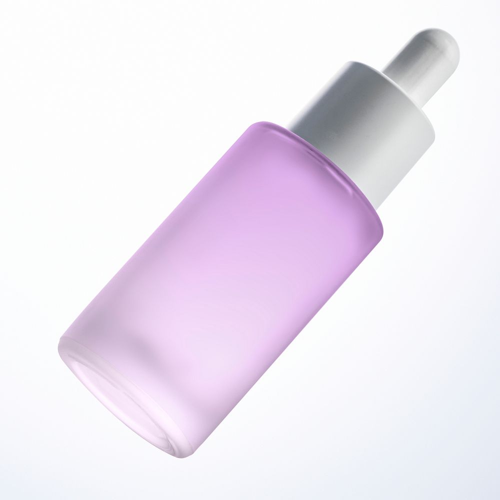Beauty dropper bottle product packaging for skincare