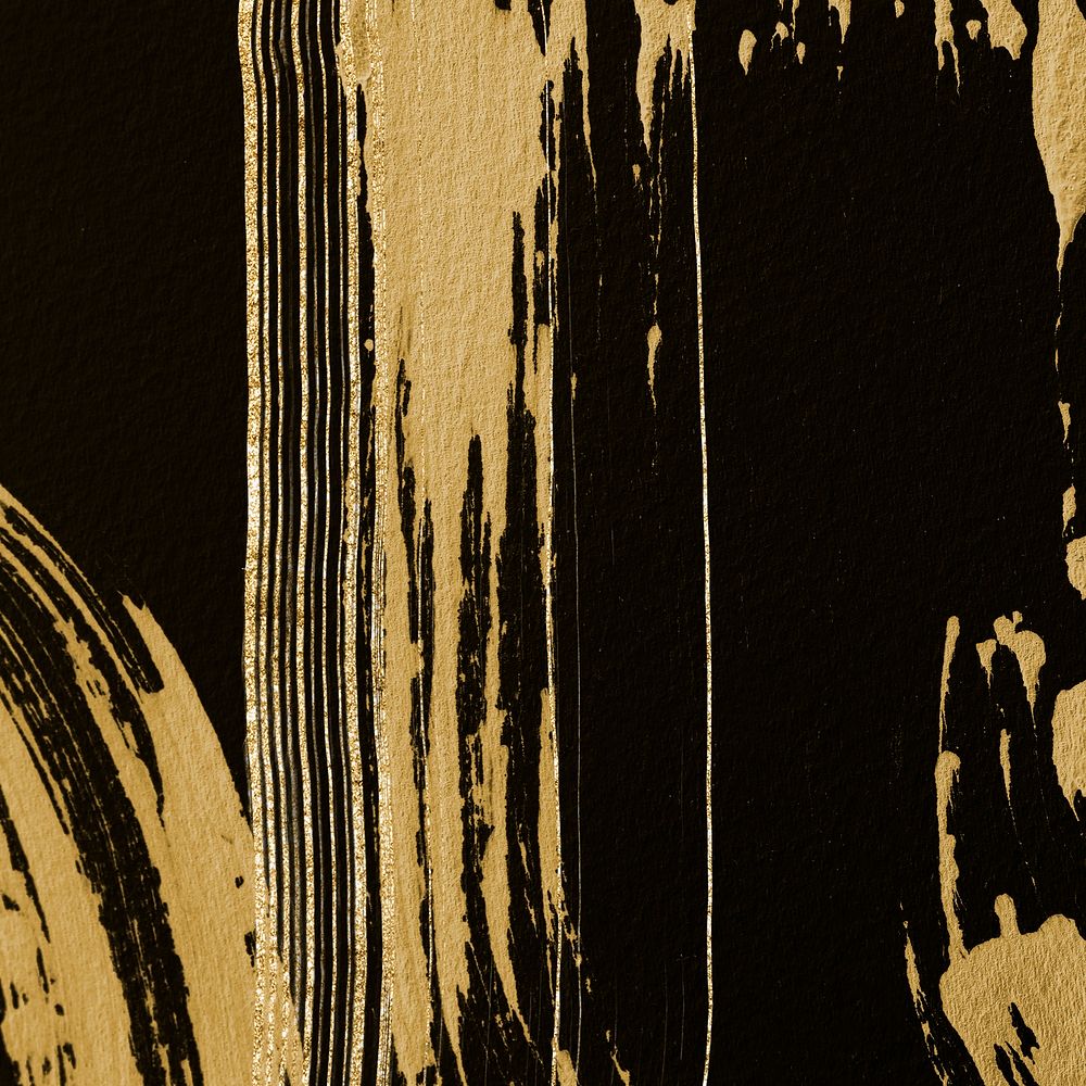 Luxury gold textured background in black kintsugi art
