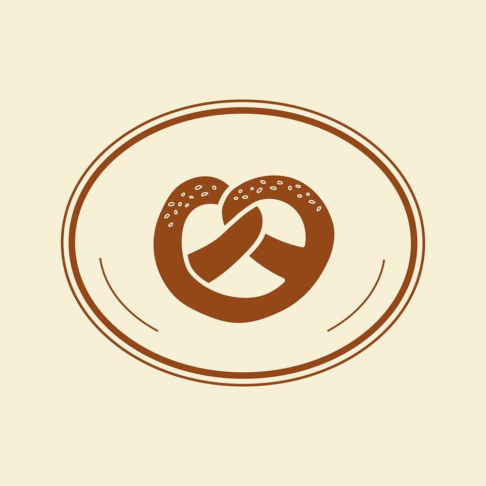 Bakery icon element psd in beige color