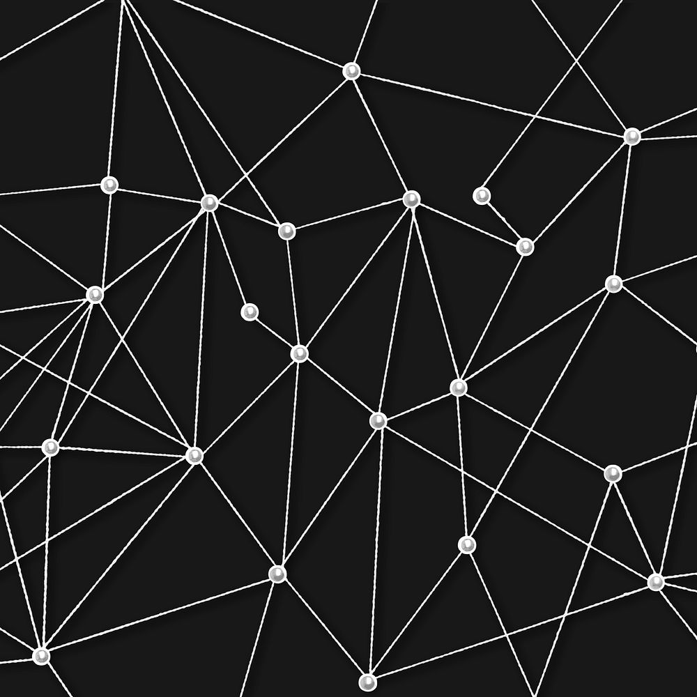 Abstract technology background, connecting dots, digital network design