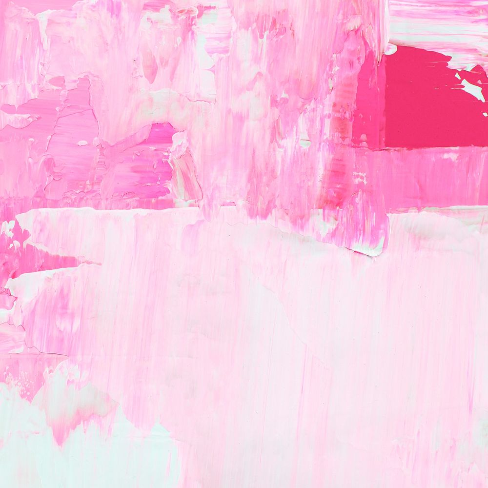 Paint background wallpaper, abstract pink acrylic painting