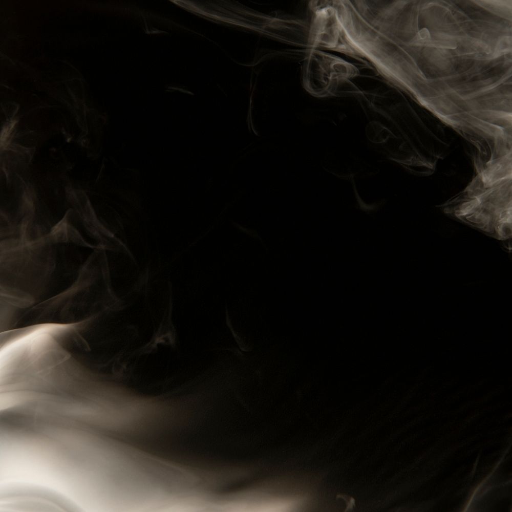 Abstract smoke background, black texture border cinematic design