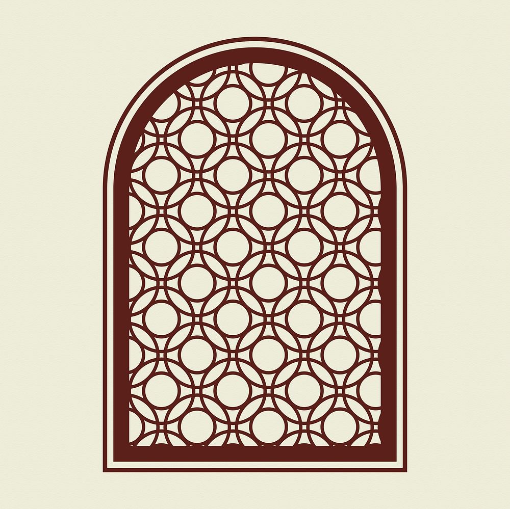 Retro window logo psd business corporate identity illustration