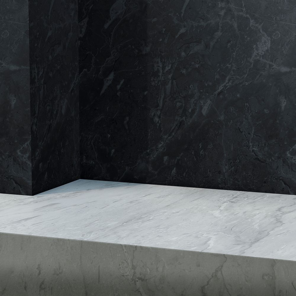 Marble product backdrop with blank space
