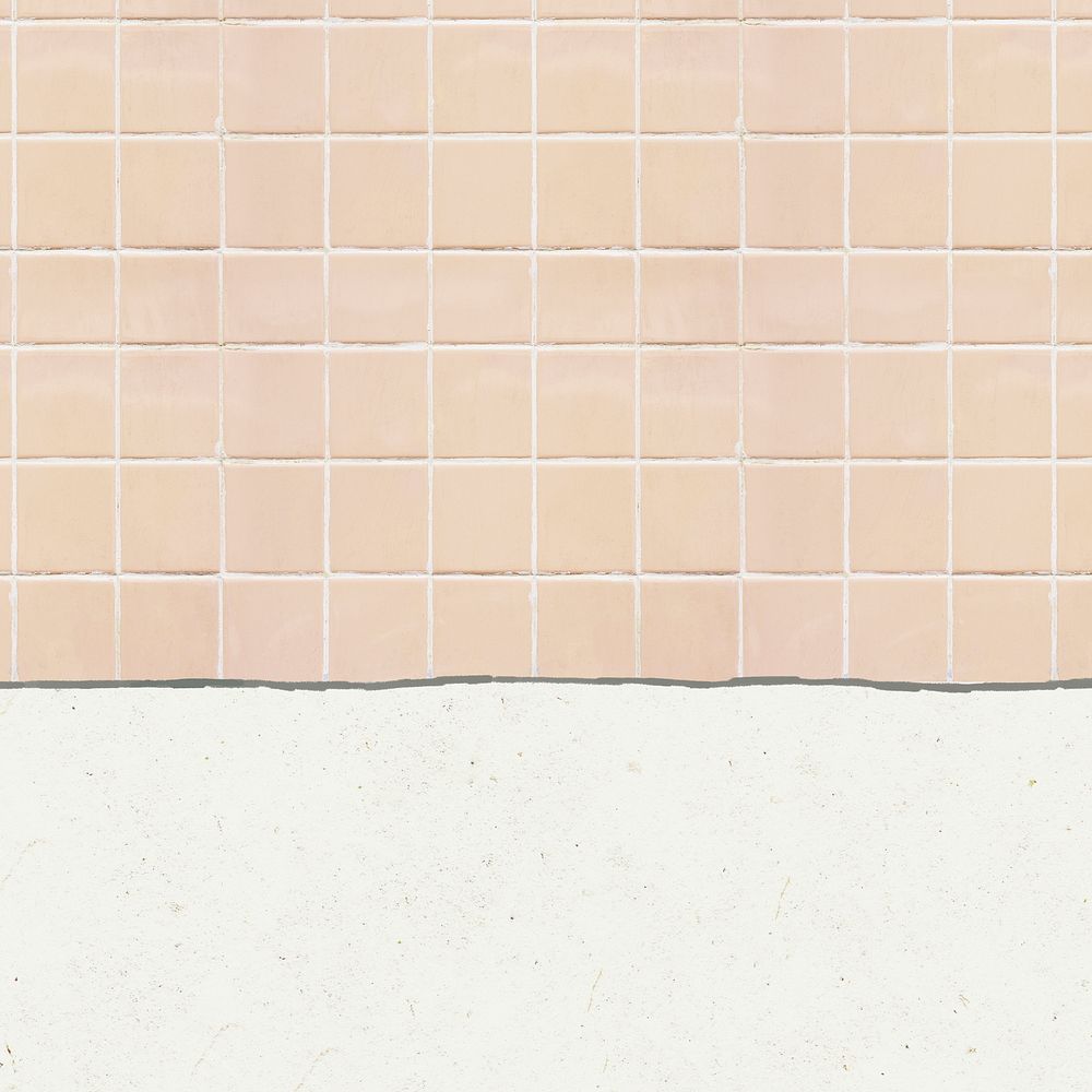 Bathroom wall background vector with design space