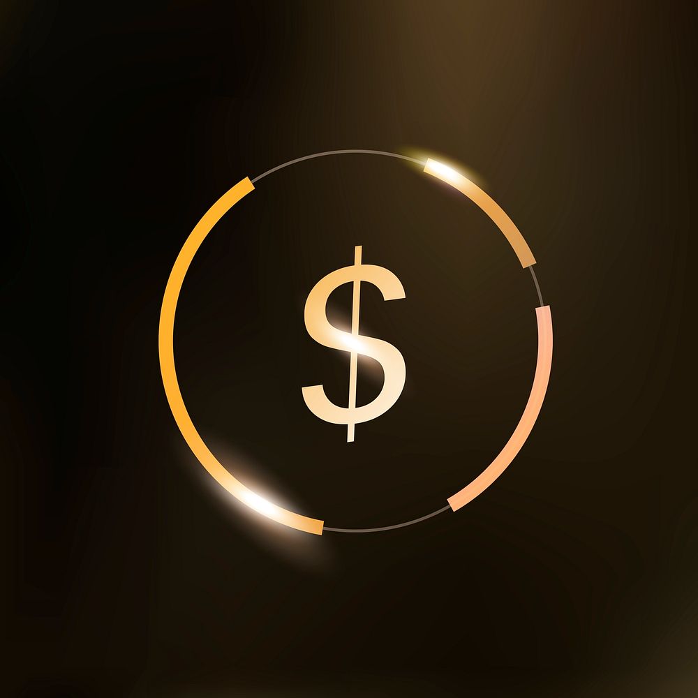 Dollar icon psd money currency symbol