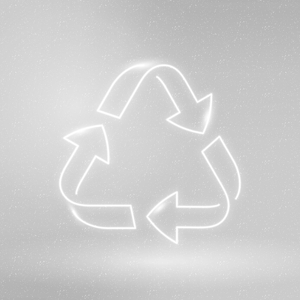 Recycling icon vector environmental conservation symbol