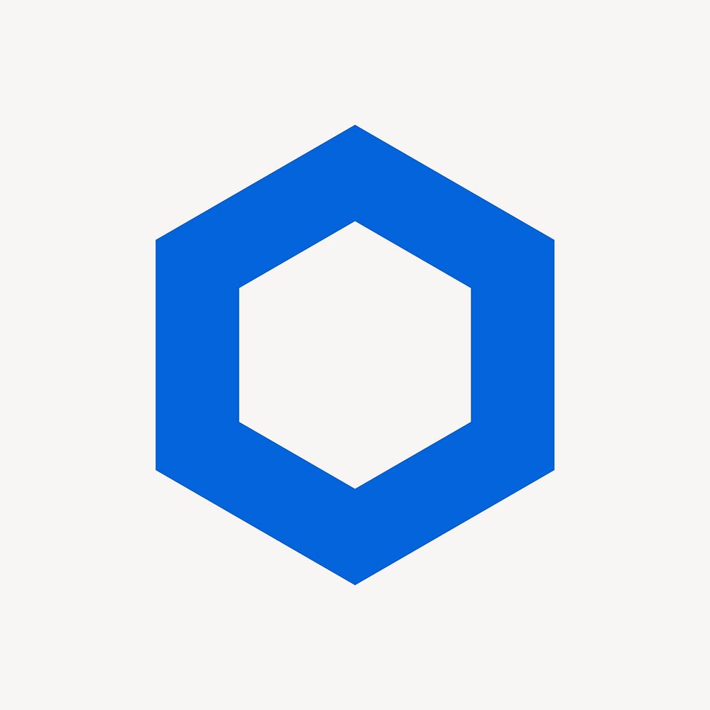 Chainlink blockchain cryptocurrency icon psd open-source finance concept