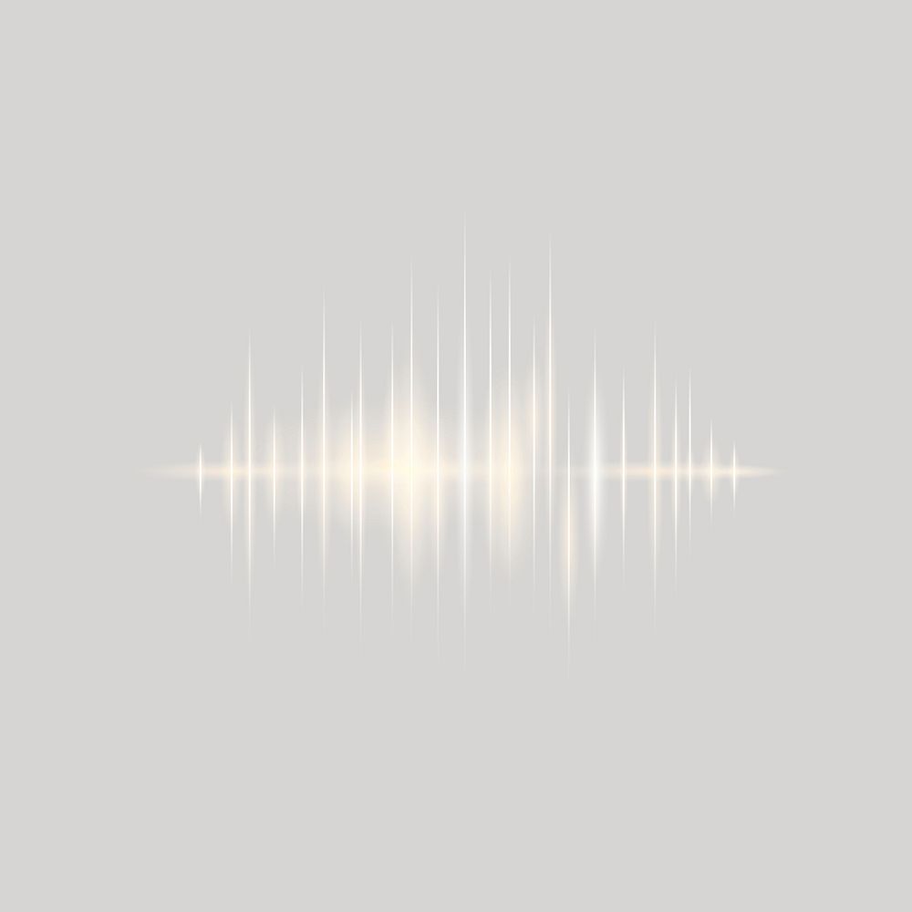 Sound wave gray digital background vector entertainment technology