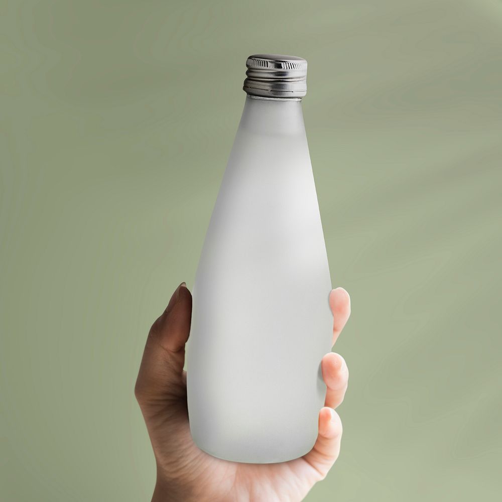 Glass bottle packaging for organic beverages