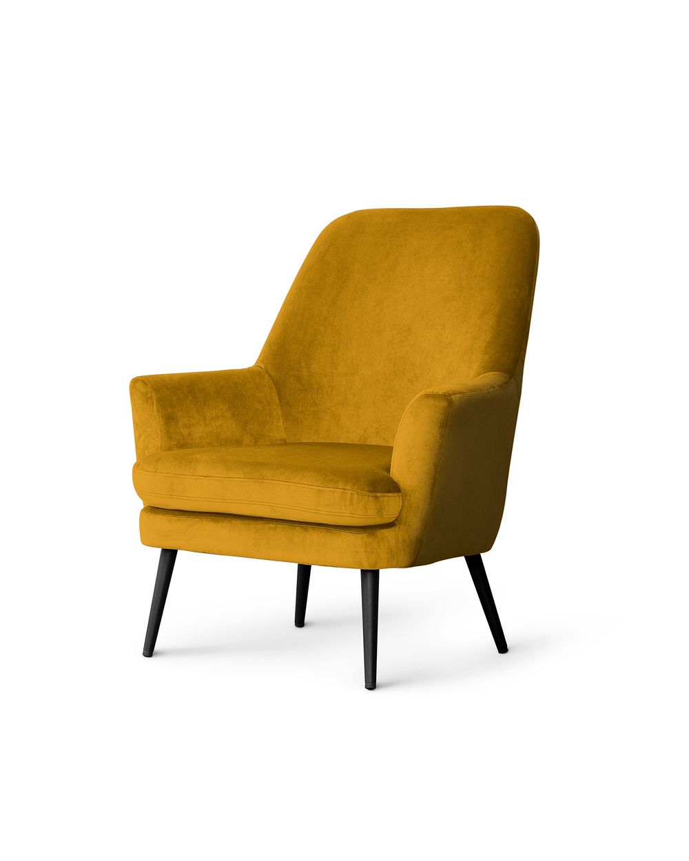 Modern lounge chair mockup psd living room furniture