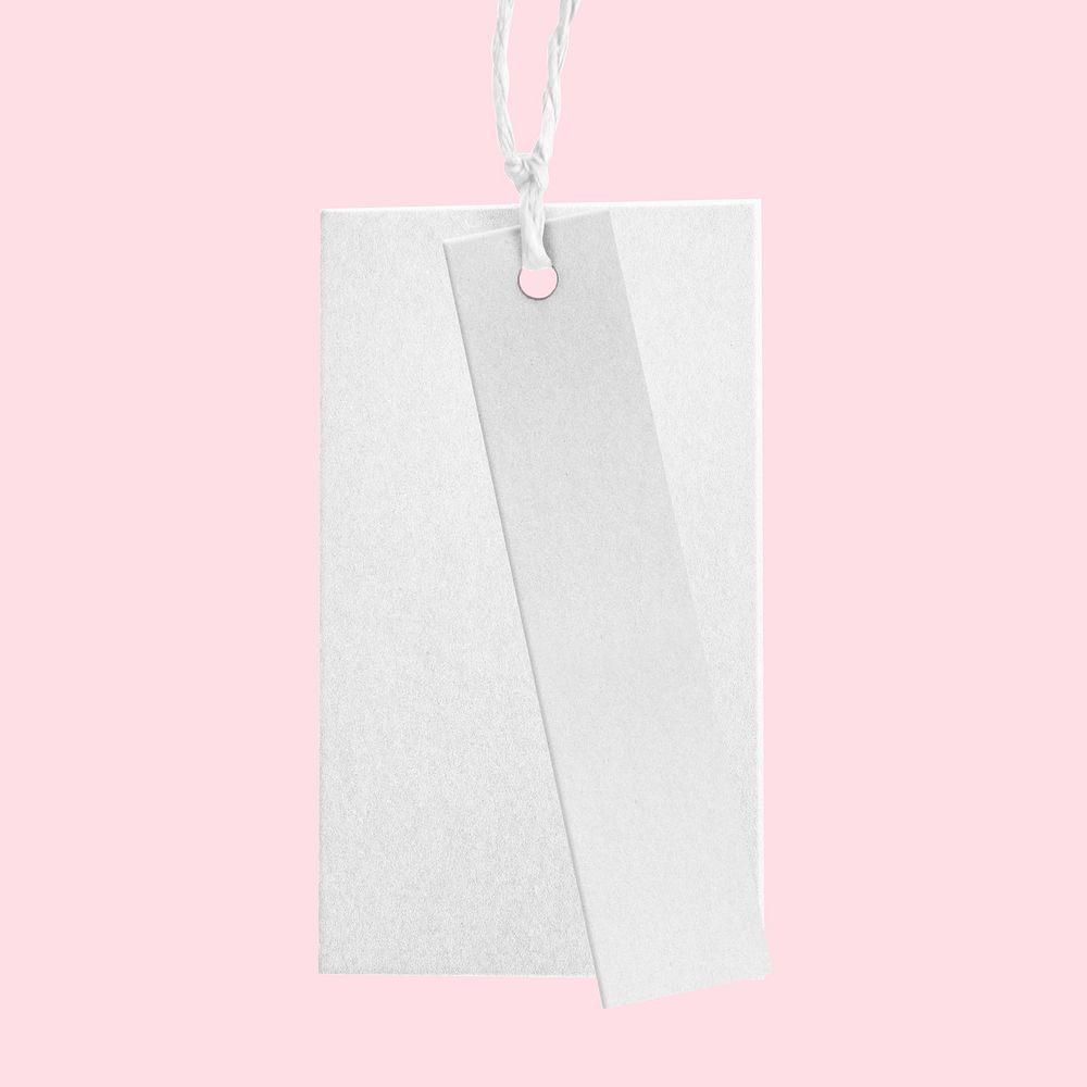 Blank clothing label for fashion business 