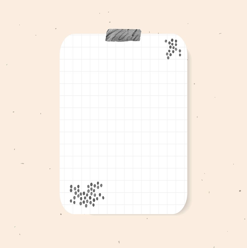 Planner stickers psd grid paper element in memphis style