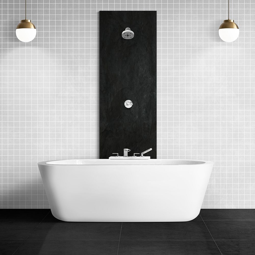 Luxury bathroom authentic interior design