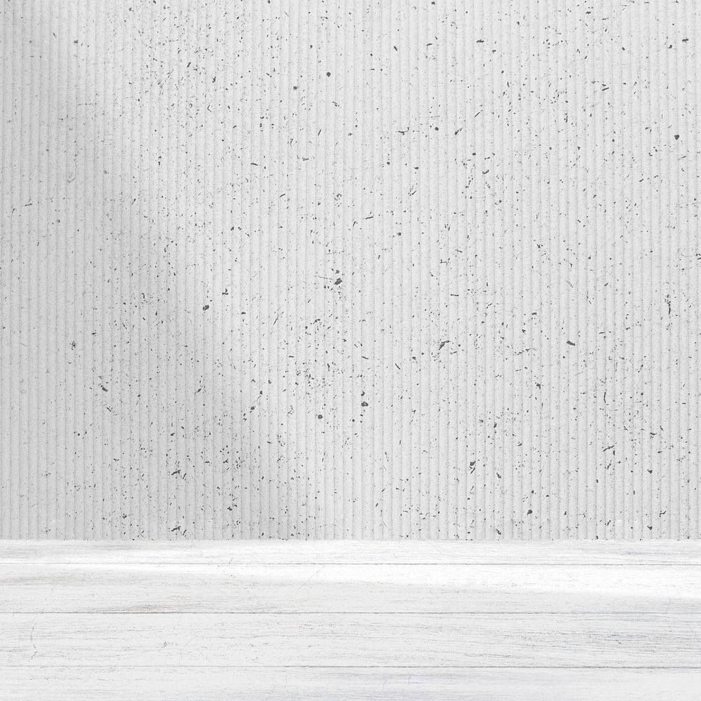 Minimal product backdrop with white wall