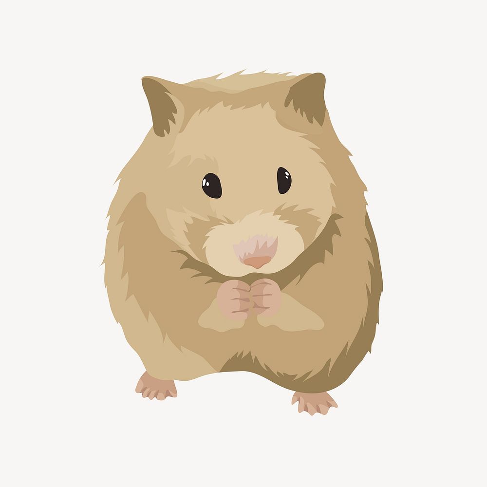 Hamster illustration clipart vector