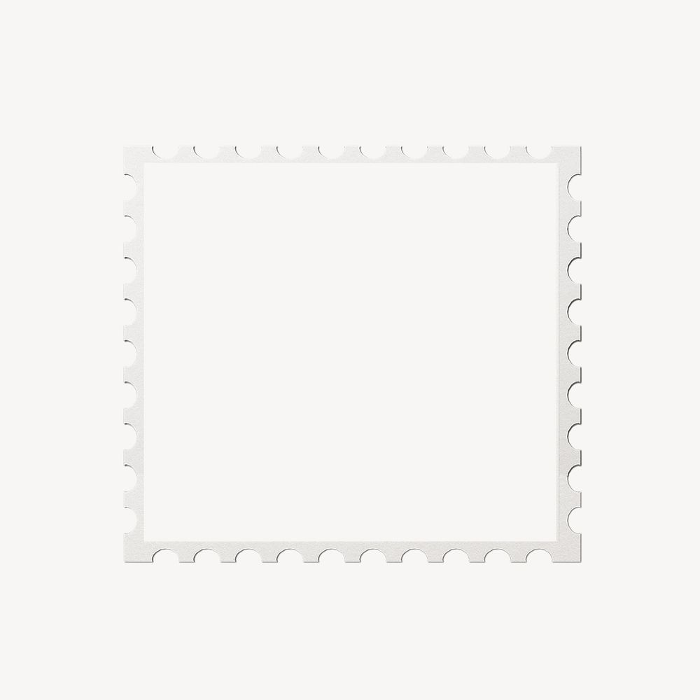 Postage stamp frame with copy space