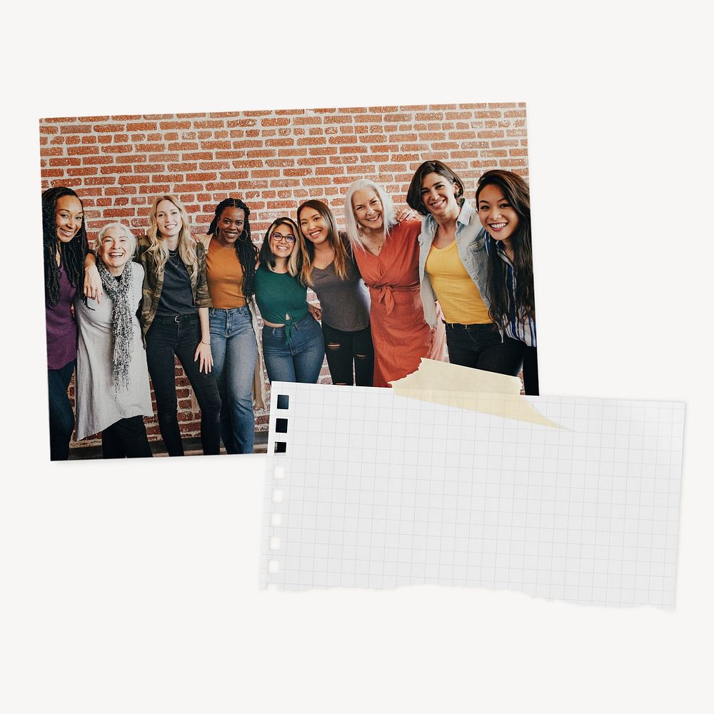 Diverse businesswomen, women empowerment concept paper collage