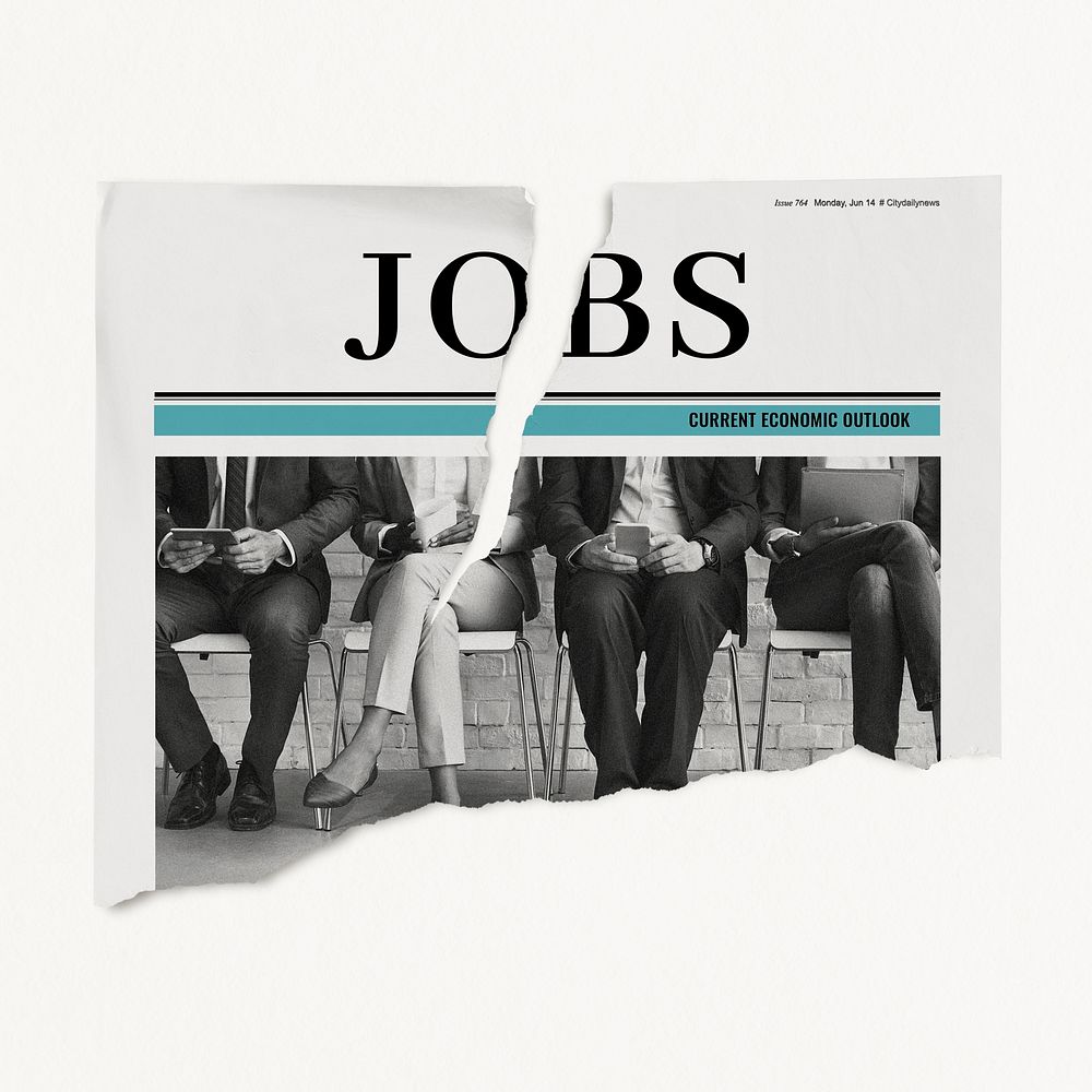 Jobs newspaper, business image