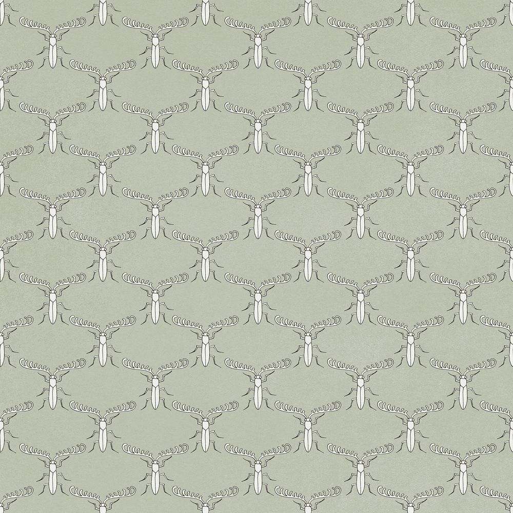 Maurice’s art deco bug background, vintage pattern, famous artwork remixed by rawpixel psd