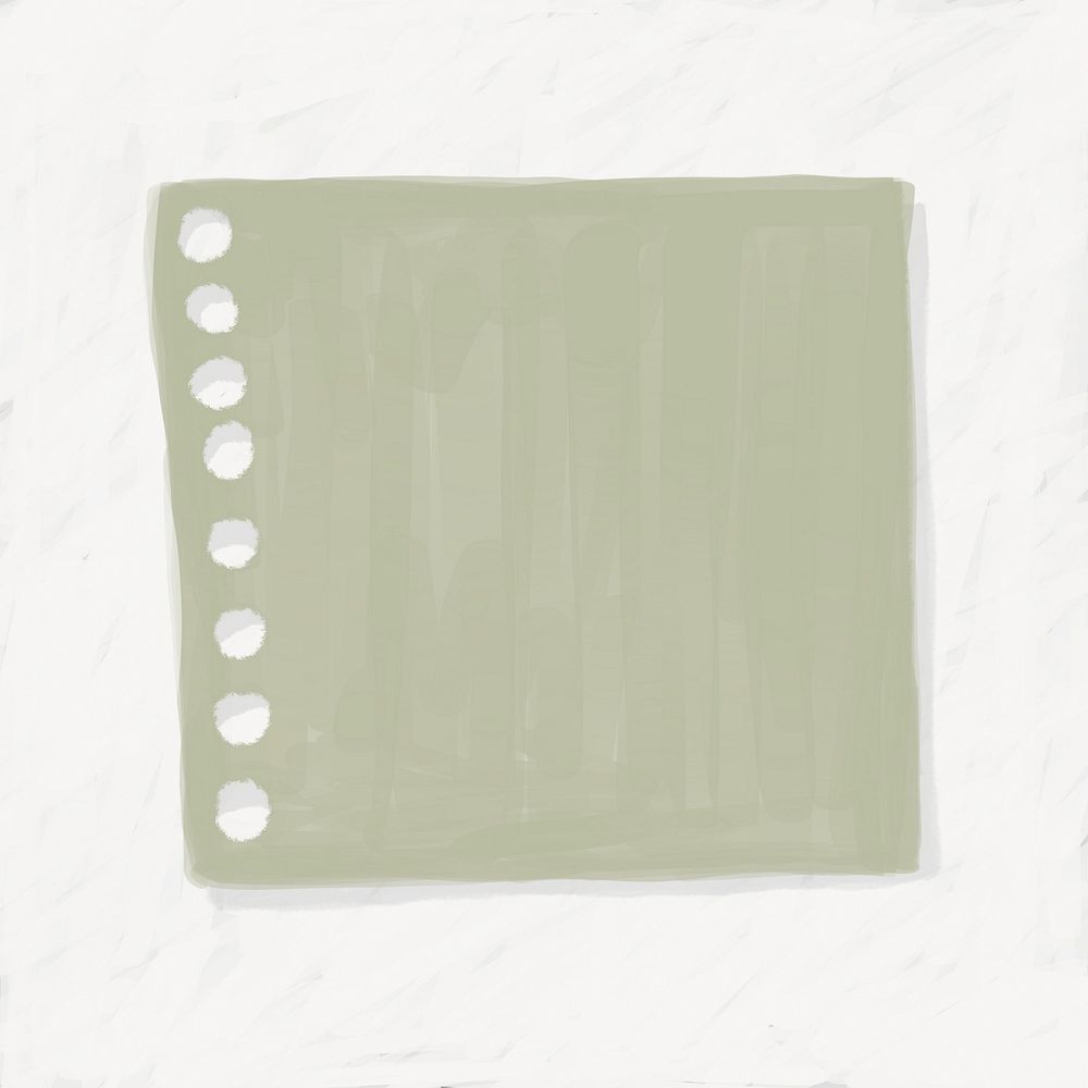 Green note paper, aesthetic stationery Premium Photo Illustration