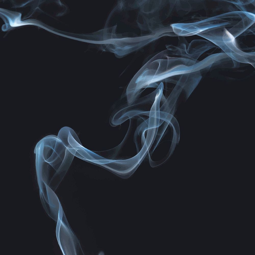 Blue smoke background vector seamless motion