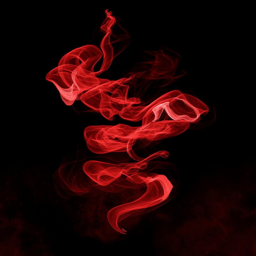 Red smoke element graphic psd | Premium PSD - rawpixel