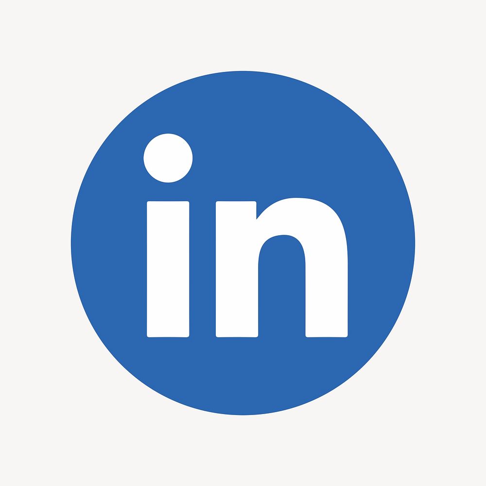 LinkedIn psd social media icon. 7 JUNE 2021 - BANGKOK, THAILAND