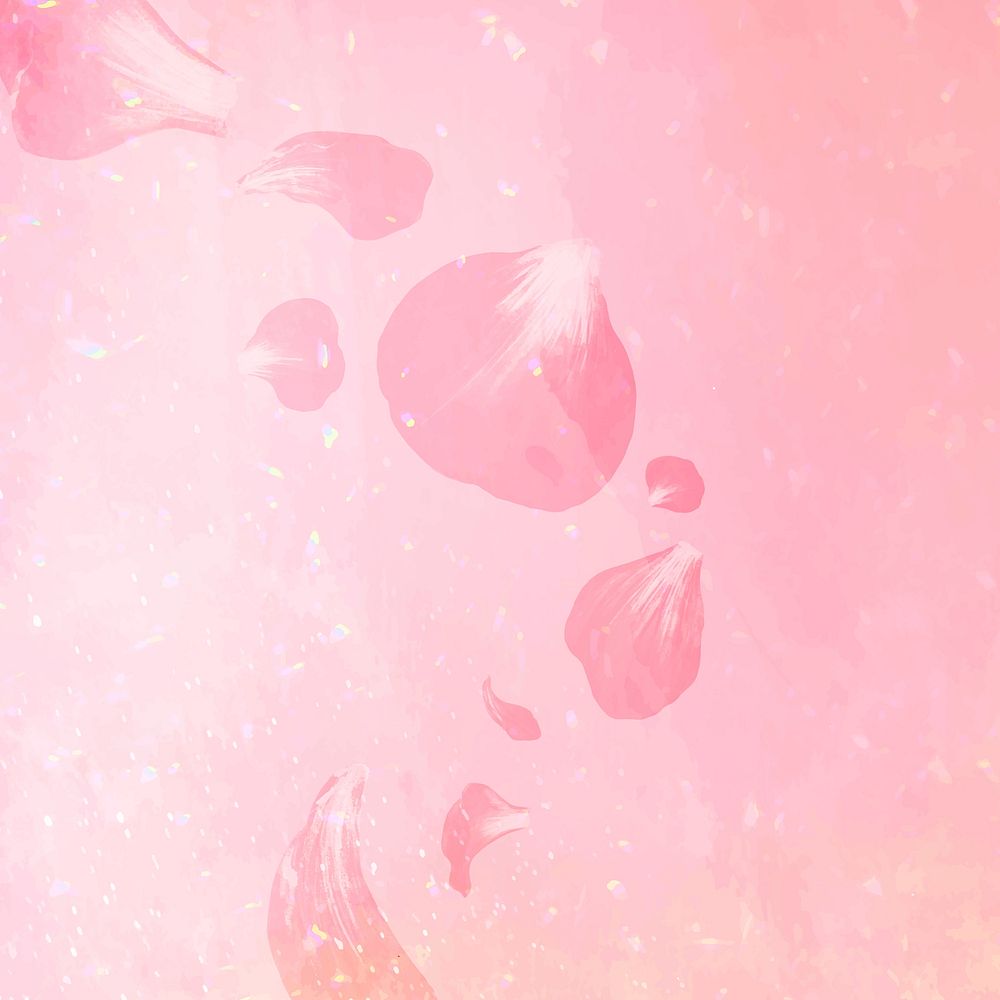 Aesthetic rose petal vector background | Premium Vector - rawpixel